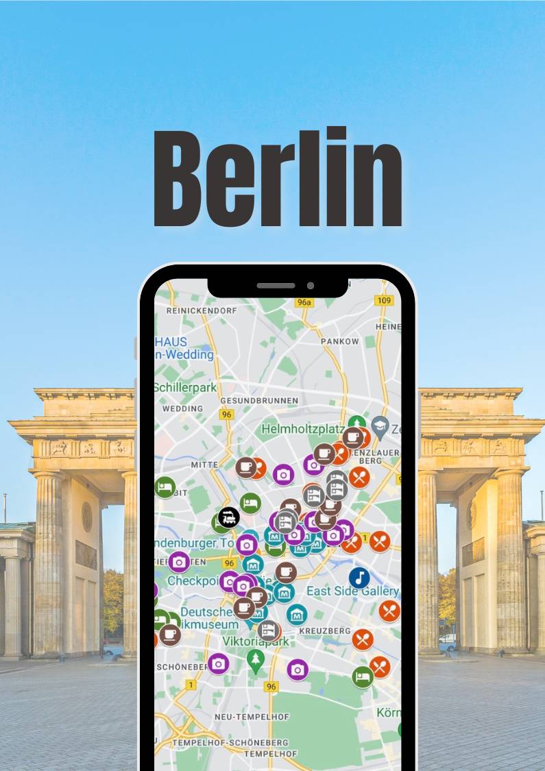 Mapa Berlina z atrakcjami