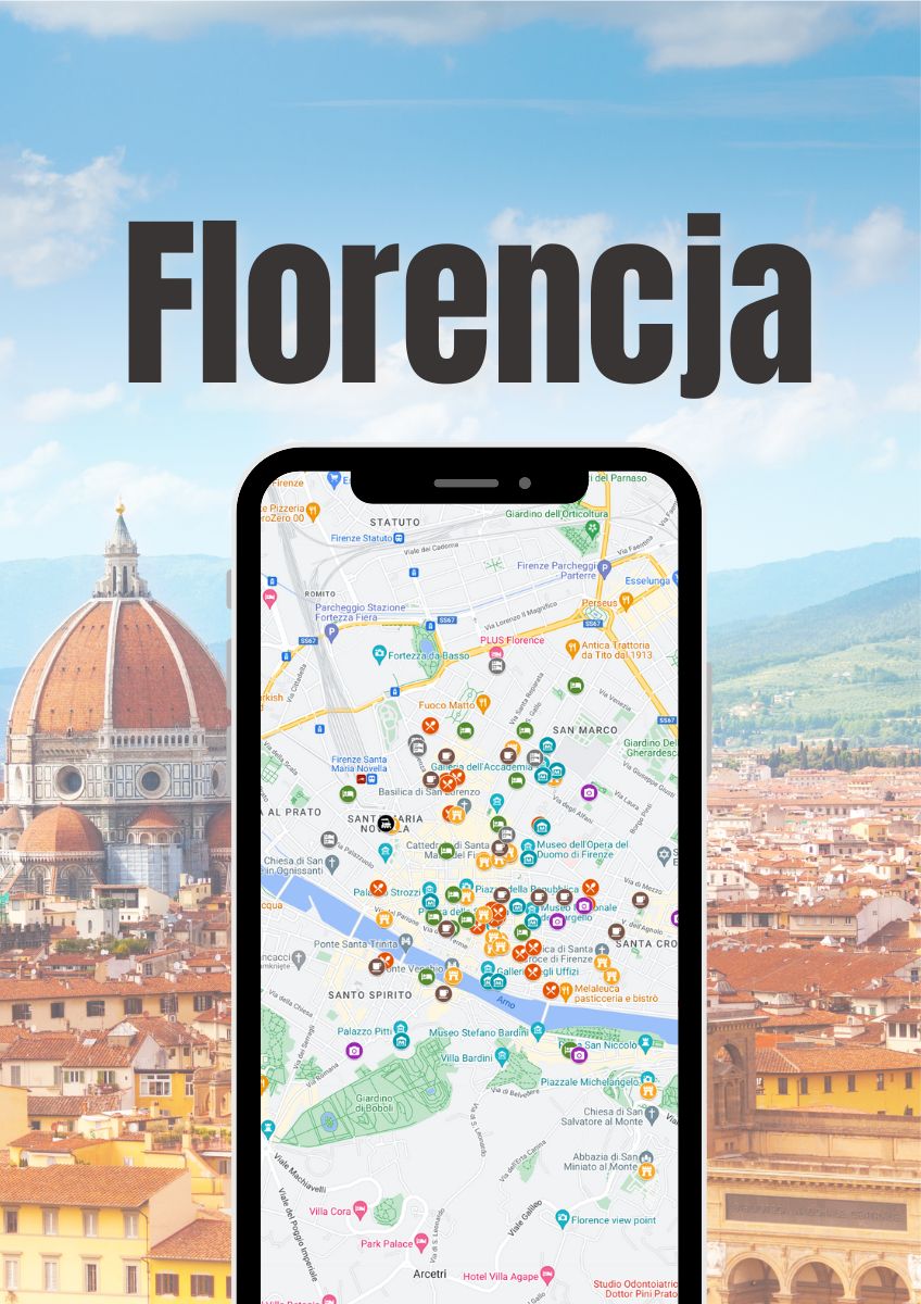 Mapa Florencji z Atrakcjami