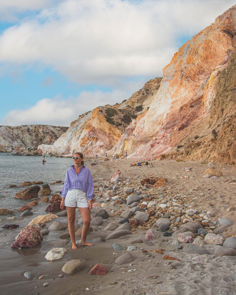 Firiplaka Beach, Milos, Greece