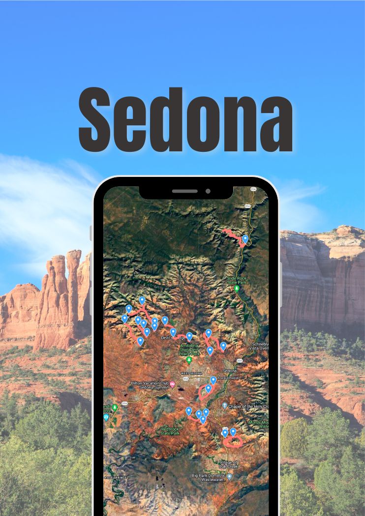 Map of Sedona Hikes