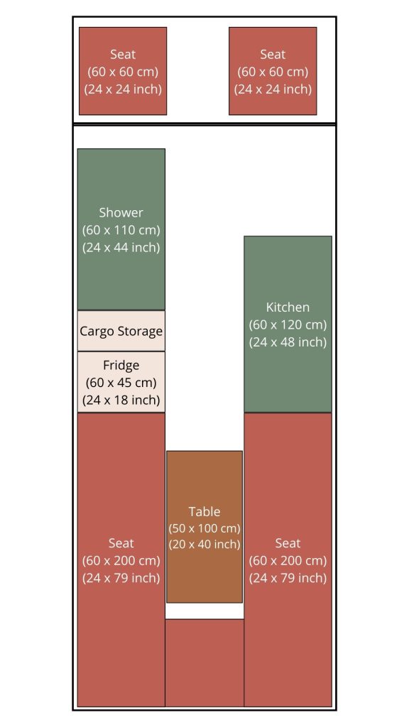 U-Shape Lounge Layout