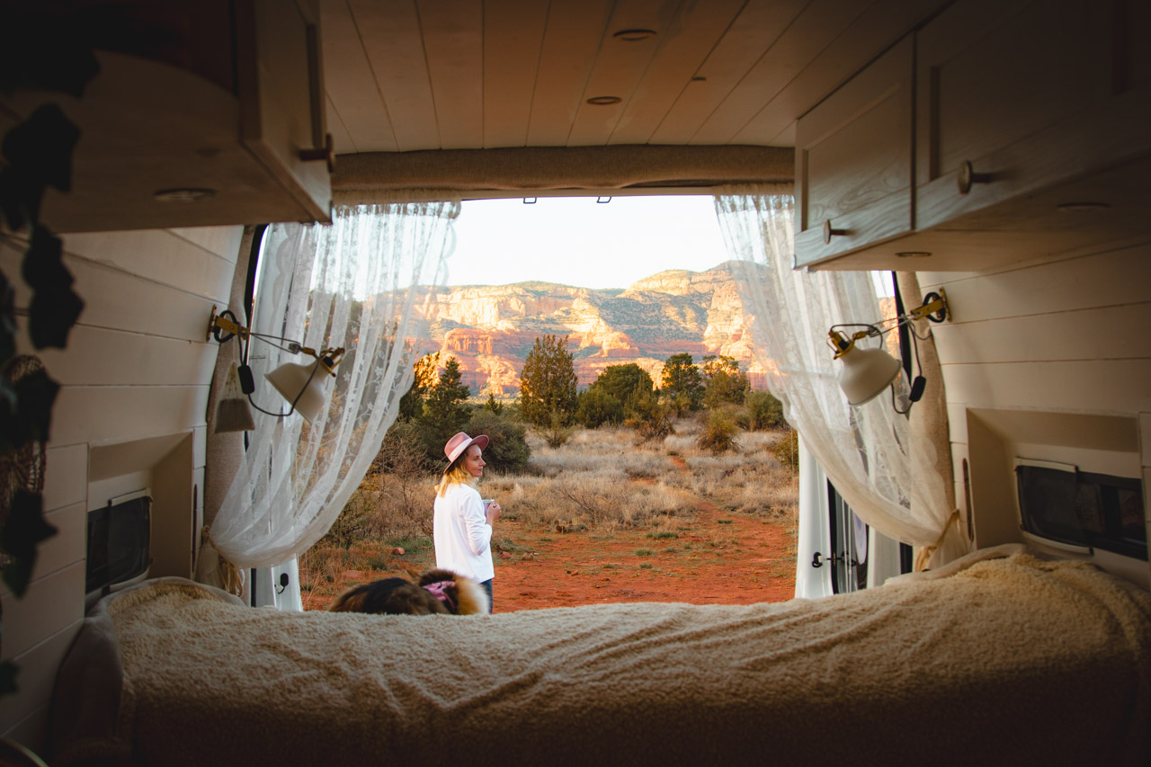 Sedona is a real paradise for camping lovers