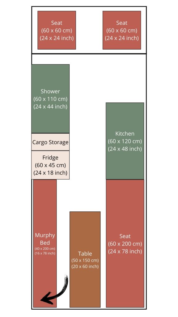 Murphy Bed Layout