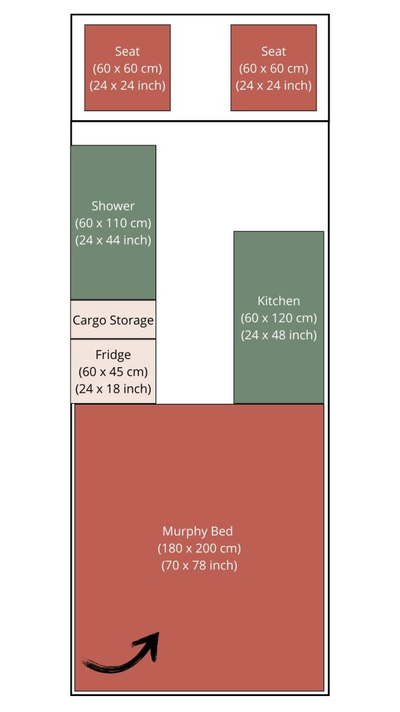 Murphy Bed Layout