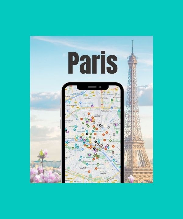 Paris Map with Attractions