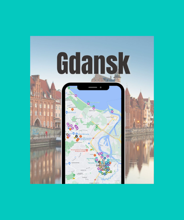 Gdansk Map with Attractions