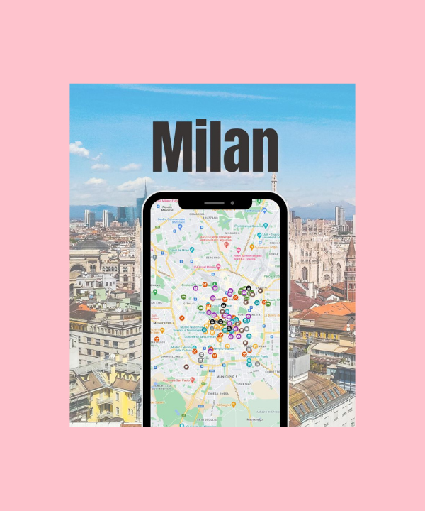 Milan Map with Attractions