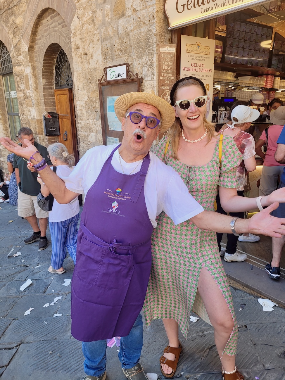 San Gimignano ice cream