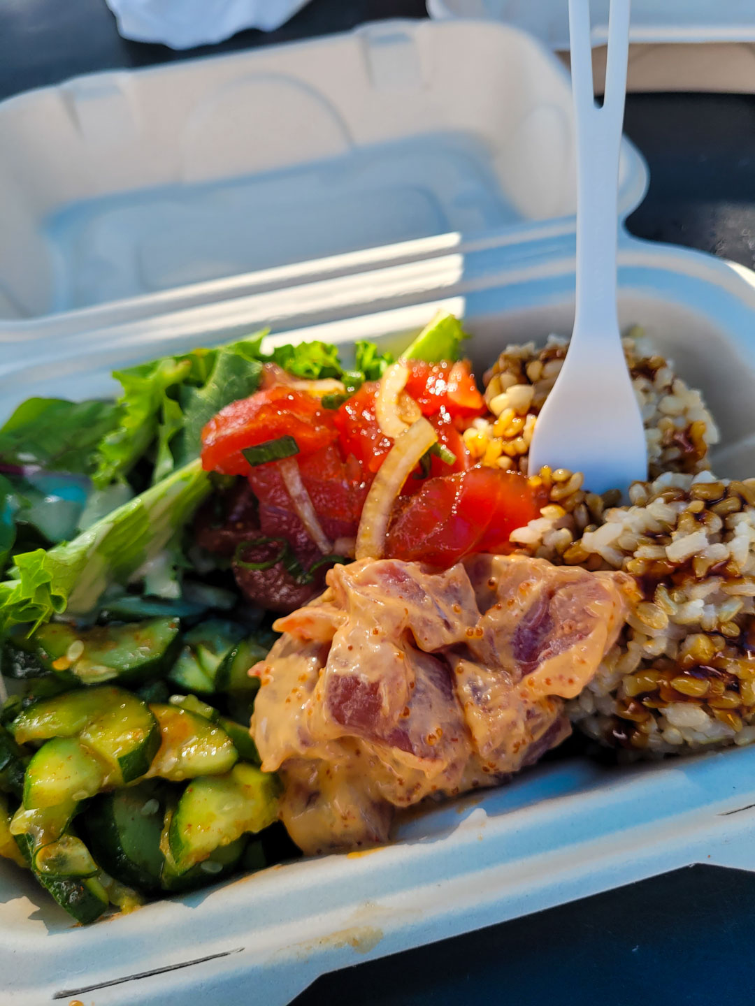 Pa'akai Poke in Kona is the best place to indulge in poke bowl