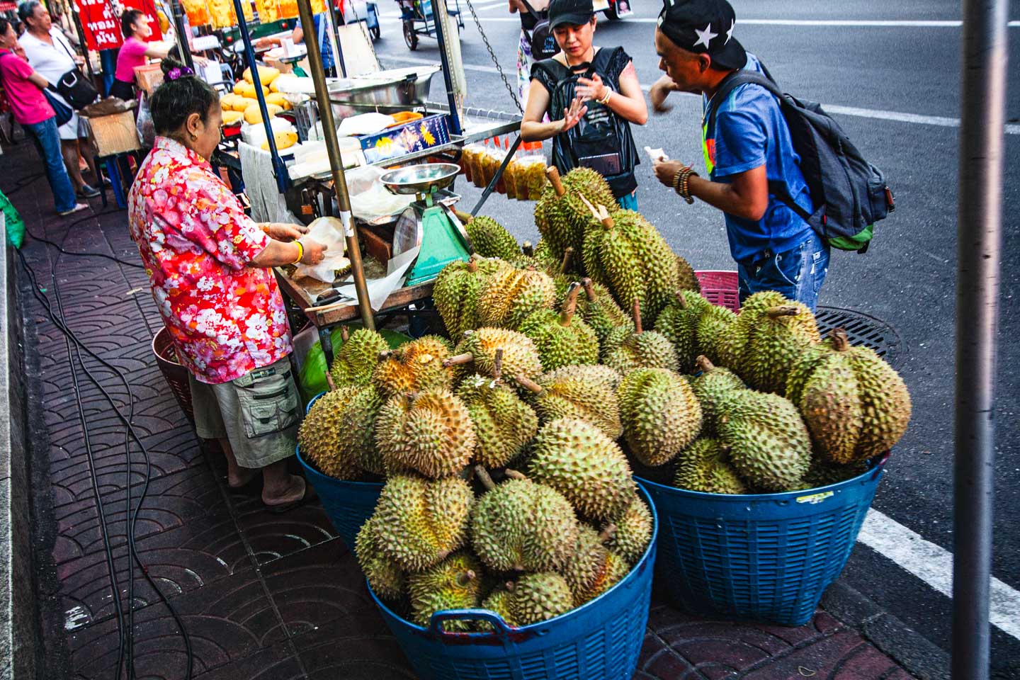 The king of fruits in Southeast Asia: durian