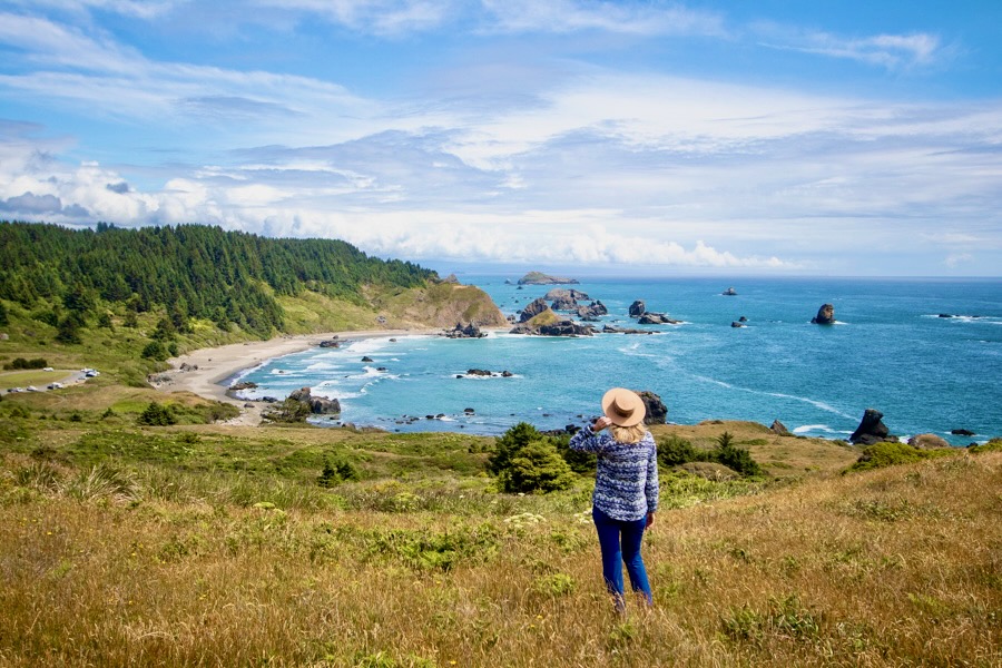 Cape Ferrelo Viewpoint provides stunning views of the coastline and Pacific Ocean