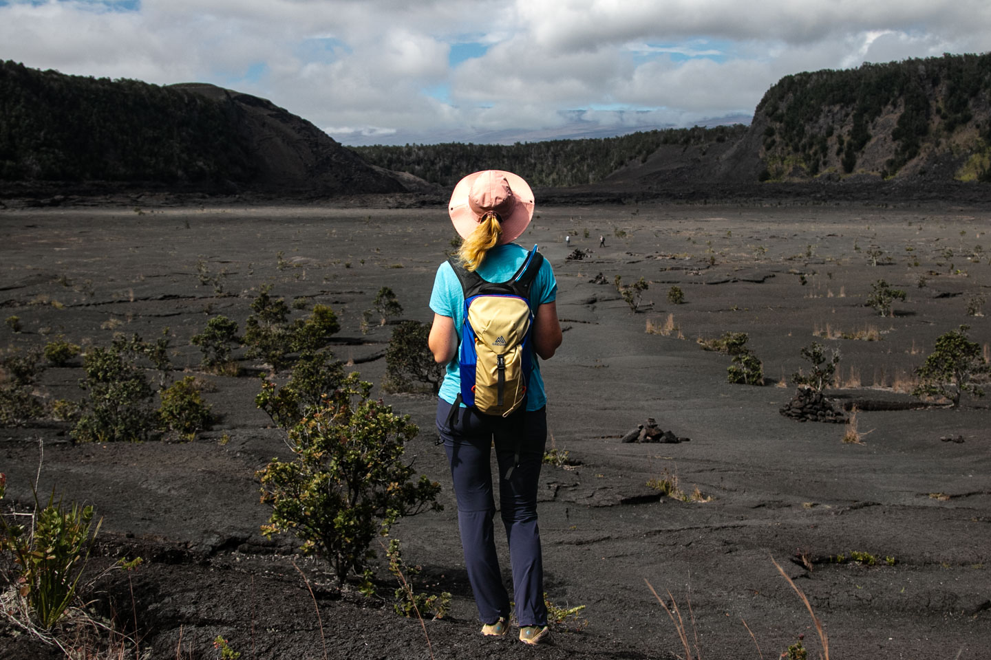 Hiking the Kilauea Iki Trail is one of the best things to do in Hawai'i Volcanoes National Park