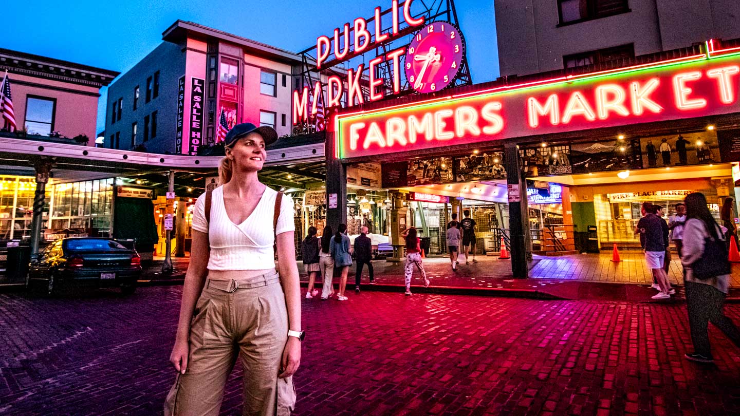 Wizyta w Pike Place Market to obowiązkowy punkt każdej wycieczki do Seattle