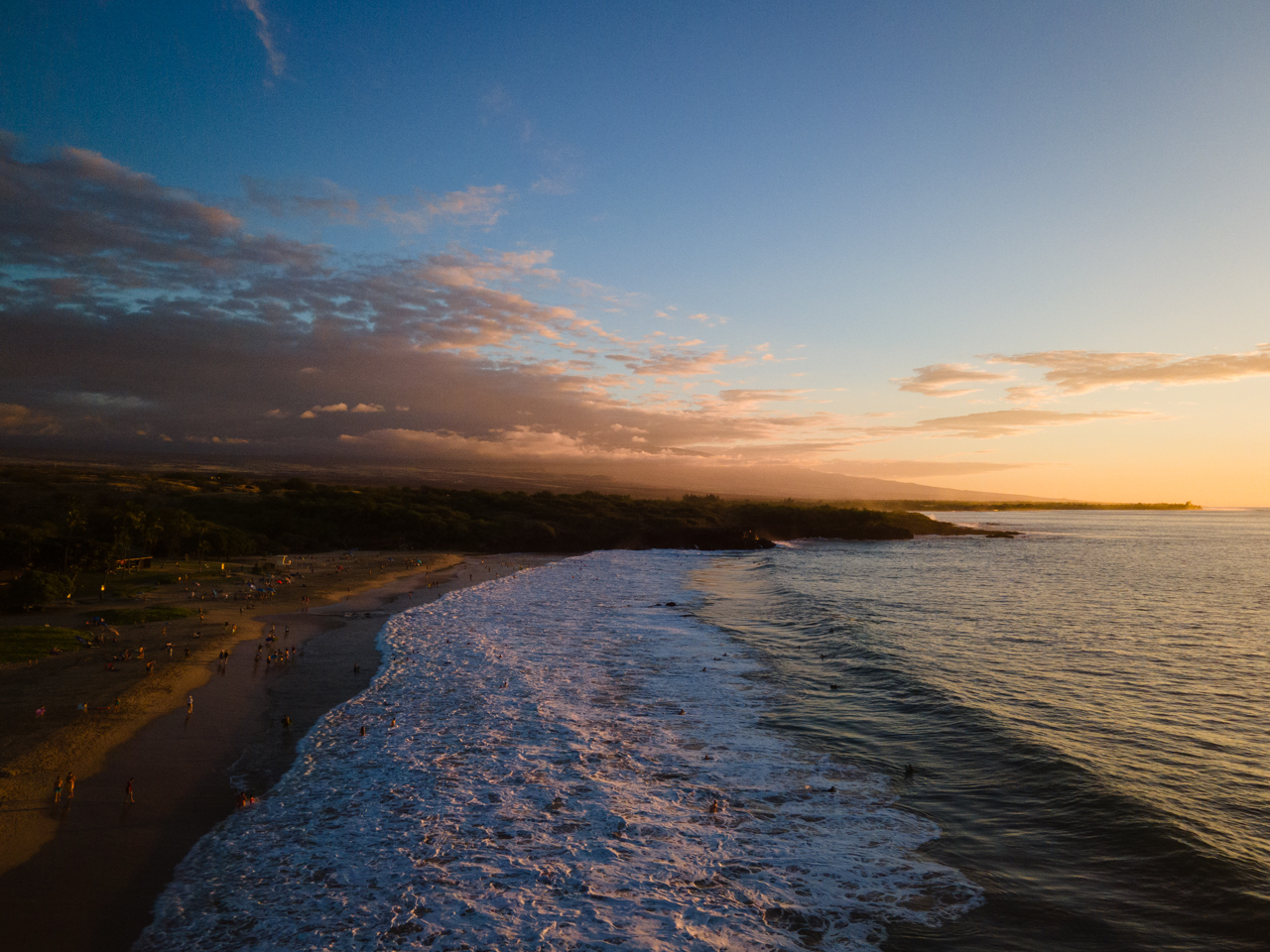 Plaża Hapuna na wyspie Hawai'i