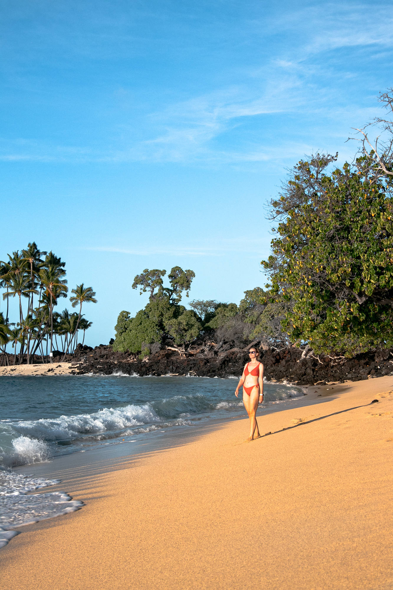 Plaża Mahai'ula na wyspie Hawai'i