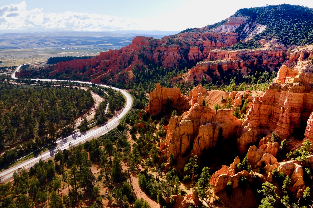 Scenic Byway 12 in Red Canyon is a scenic route with breathtaking views