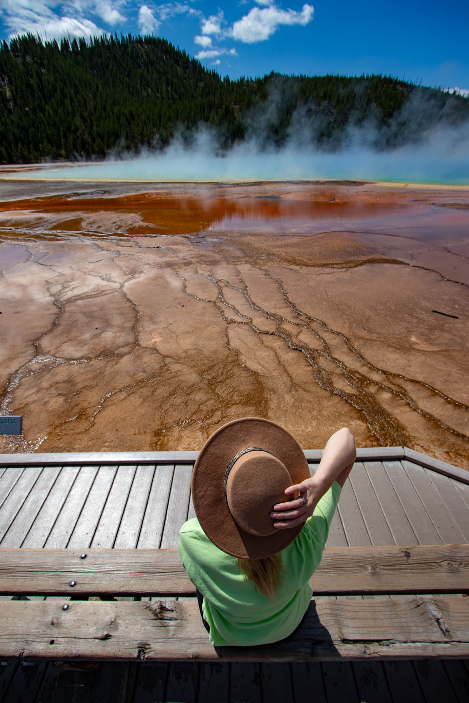 5. Grand Prismatic Spring - najbardziej nierealny kolor w moim życiu