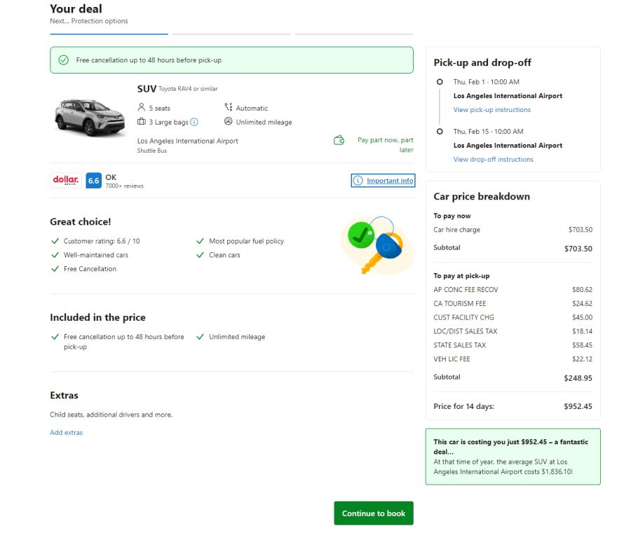 How to rent a car in the USA