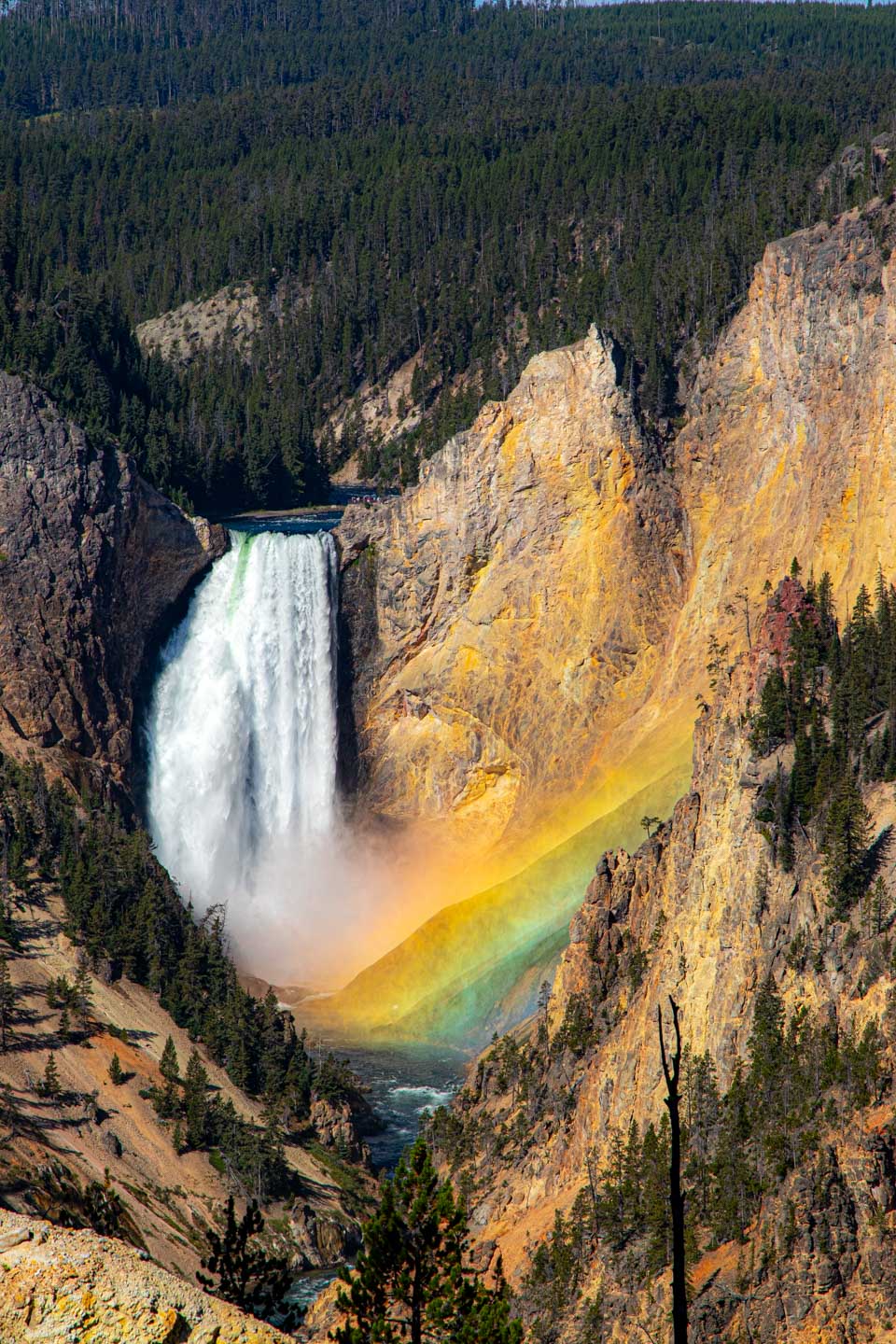 6. Grand Canyon of the Yellowstone - a place that looks like the inhale and exhale of nature