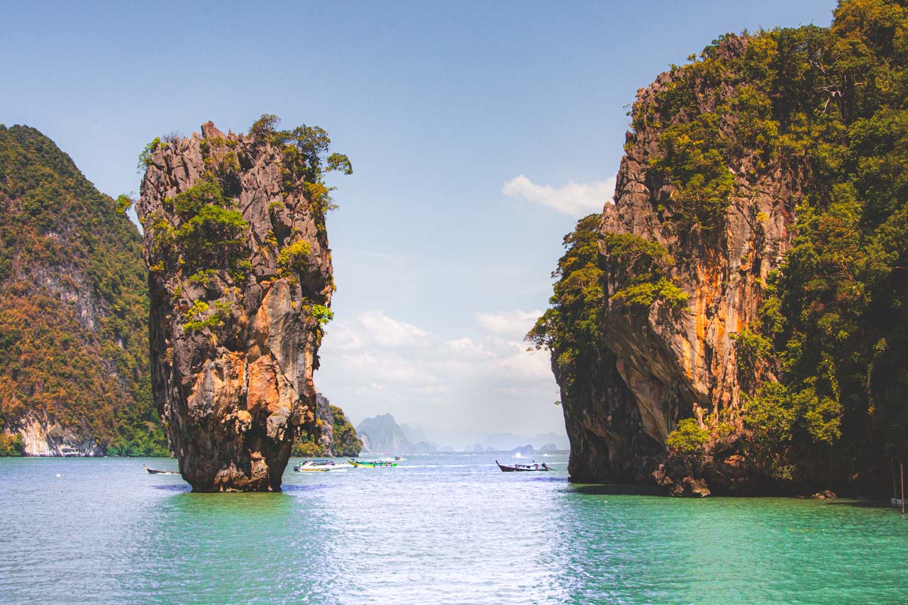 James Bond Island is famous for its rock from The Man with the Golden Gun