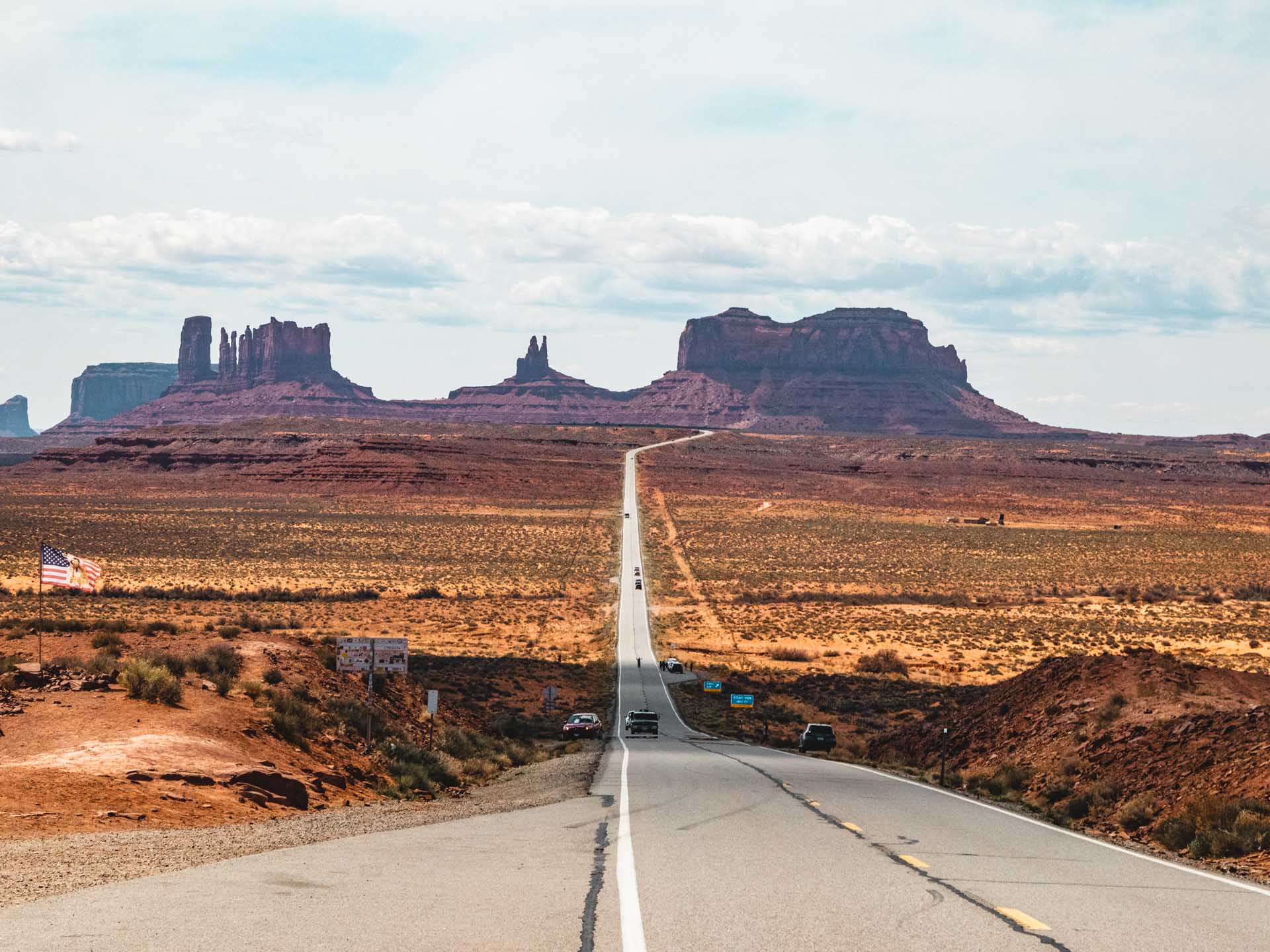 Monument Valley has been featured in many movies, including Forrest Gump