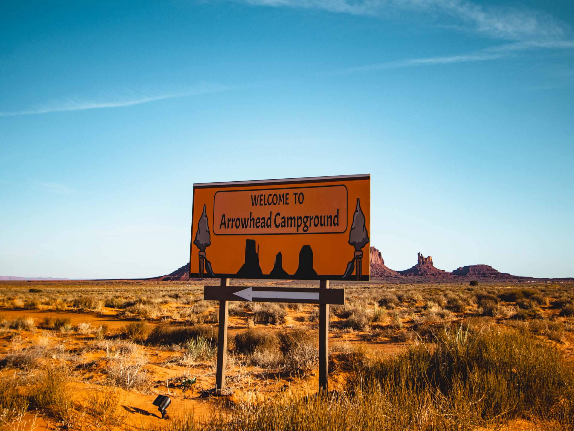 Arrowhead Campground offers convenient campsites near the park entrance