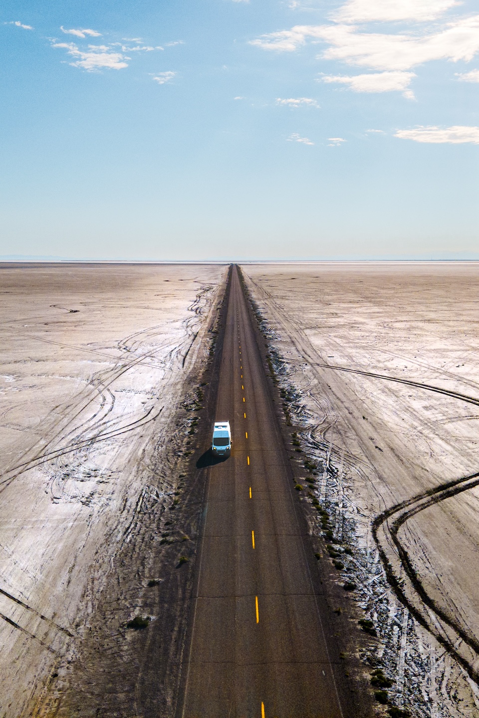 The Bonneville Salt Flats in Utah is a paradise for racing enthusiasts