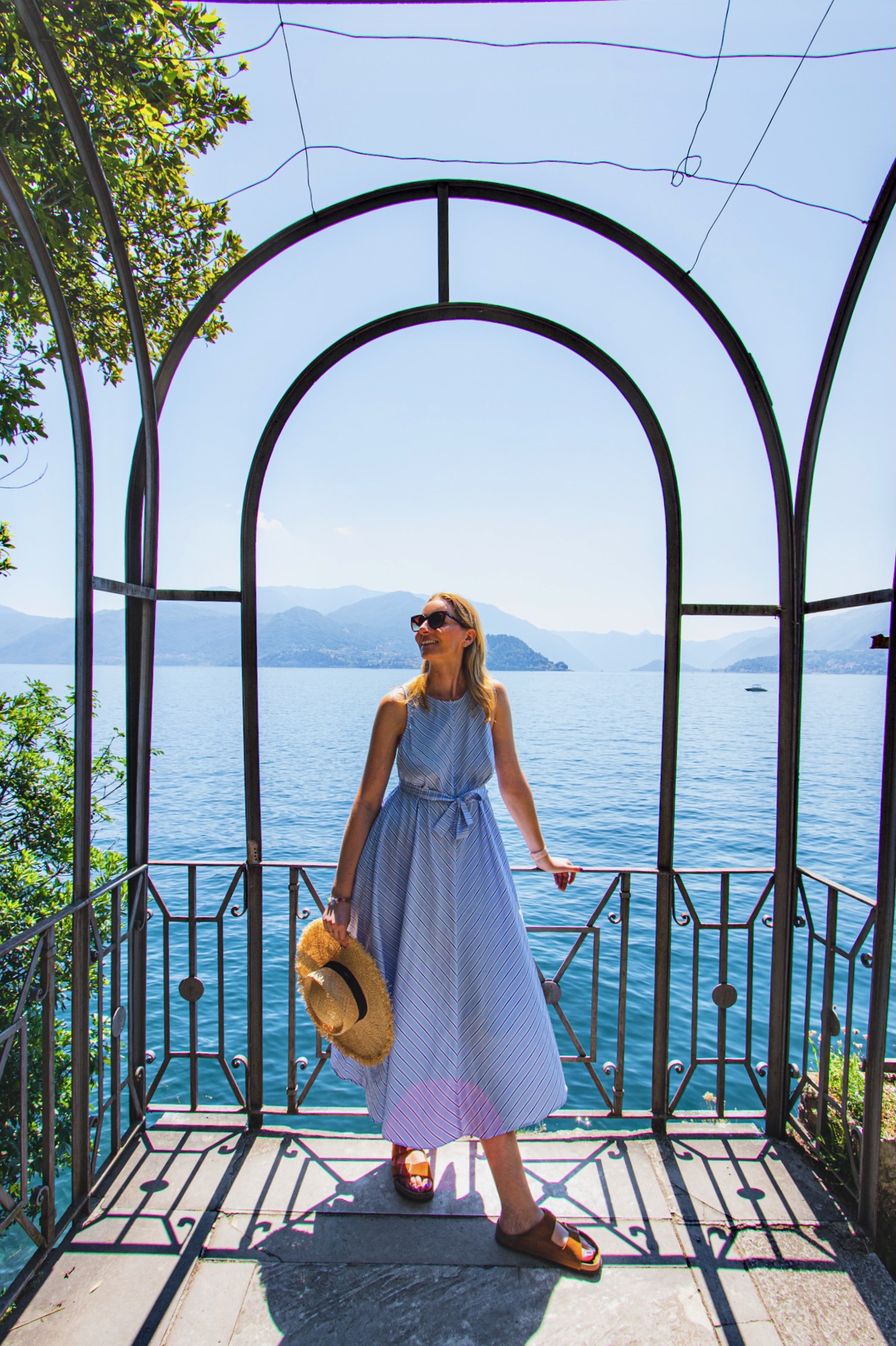 Varenna: Striped Maxi Dress