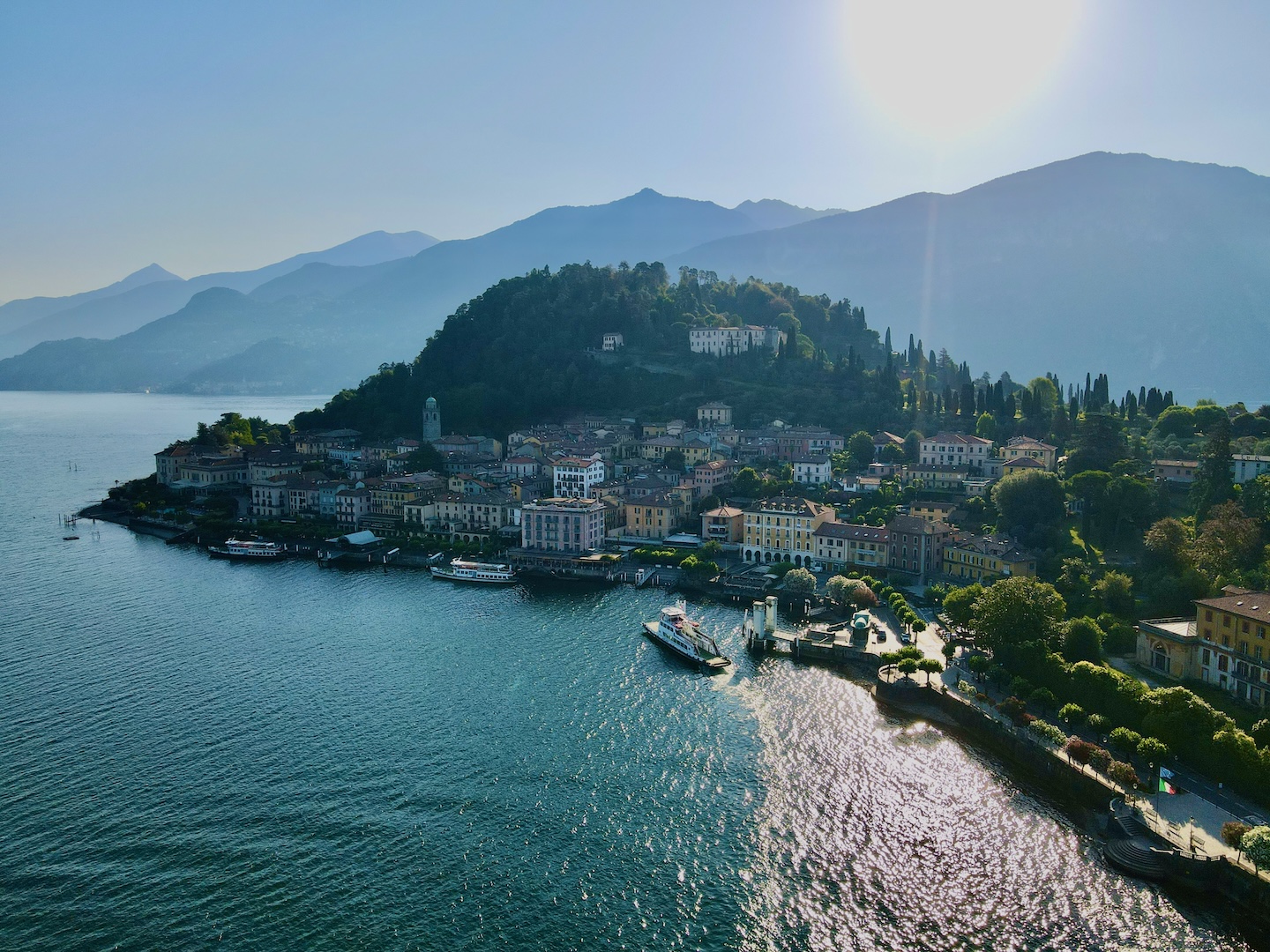 Bellagio is a charming lakeside town with stunning hilltop views