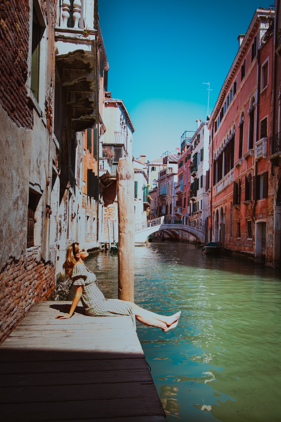 Pier at the San Moise Hotel in Venice, Italy