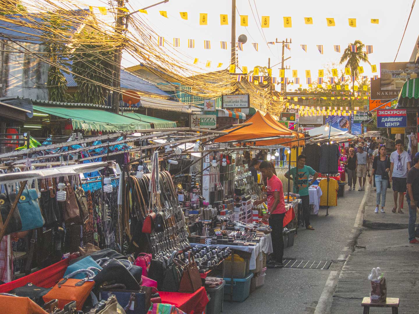The Sunday Night Market is a vibrant fair featuring a variety of delicious food