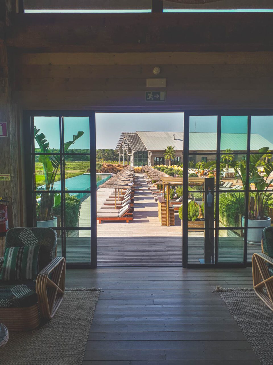 The door to relaxation - literally