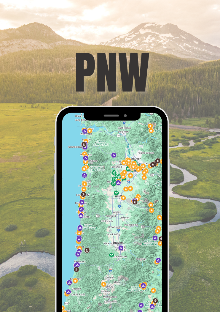 Pacific Northwest map