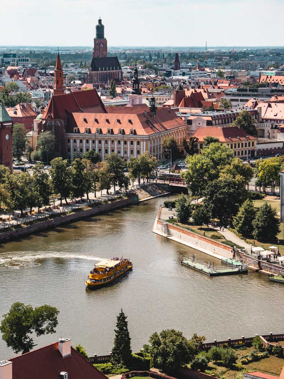 Mapa Wrocławia z atrakcjami