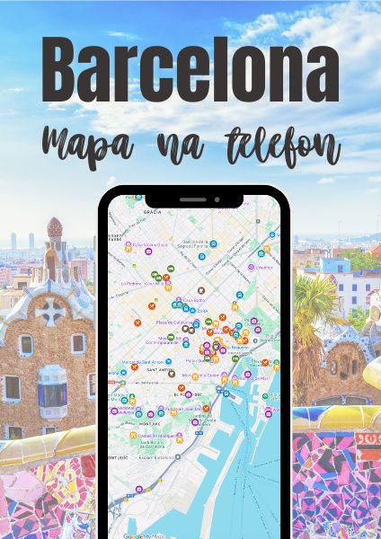 Mapa Barcelony z atrakcjami