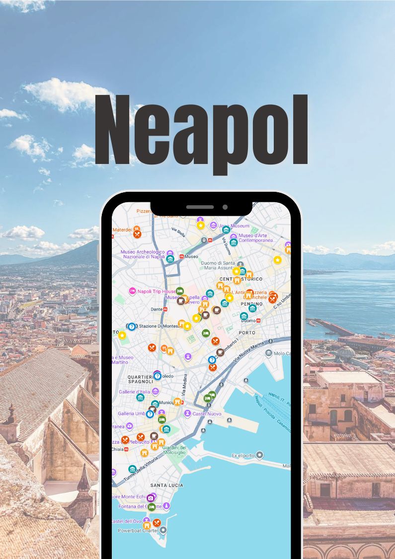 Mapa Neapolu z Atrakcjami