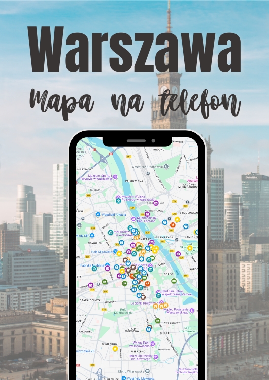 Darmowa mapa Warszawy z atrakcjami