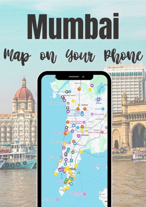 Mumbai Map with Attractions 1