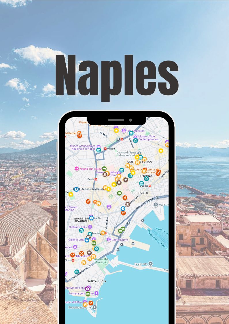 Naples Map with Attractions