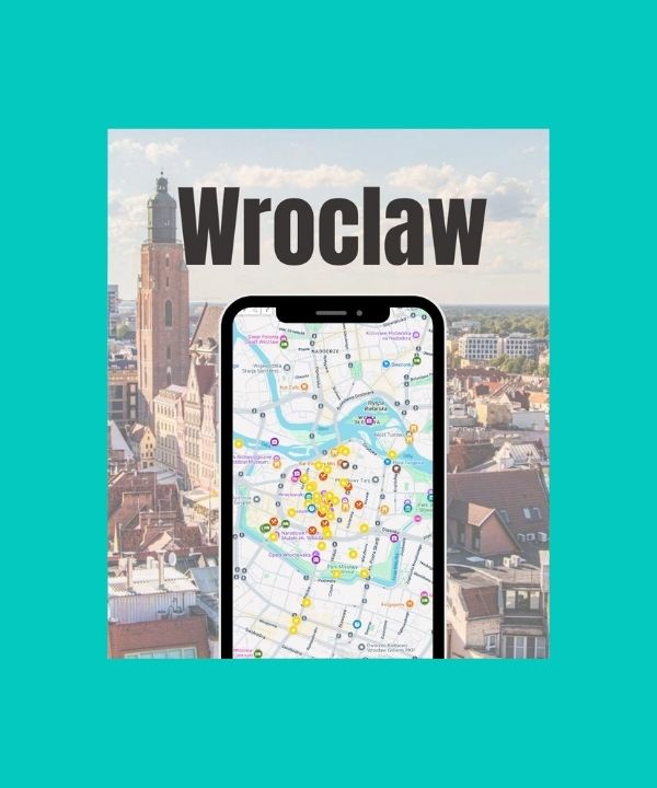 Wroclaw Map with Attractions