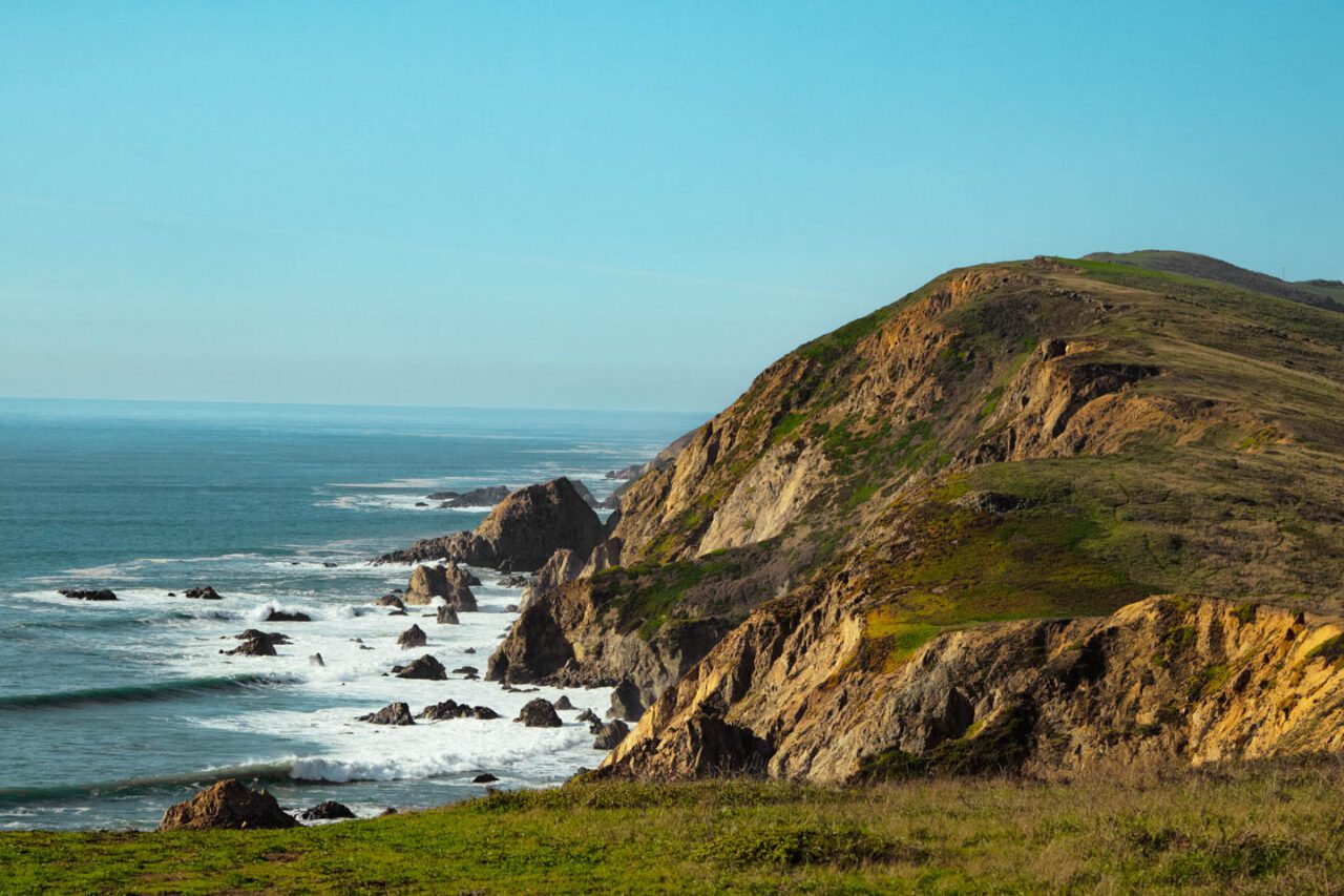 Chimney Rock to jedna z największych atrakcji w Point Reyes National Seashore