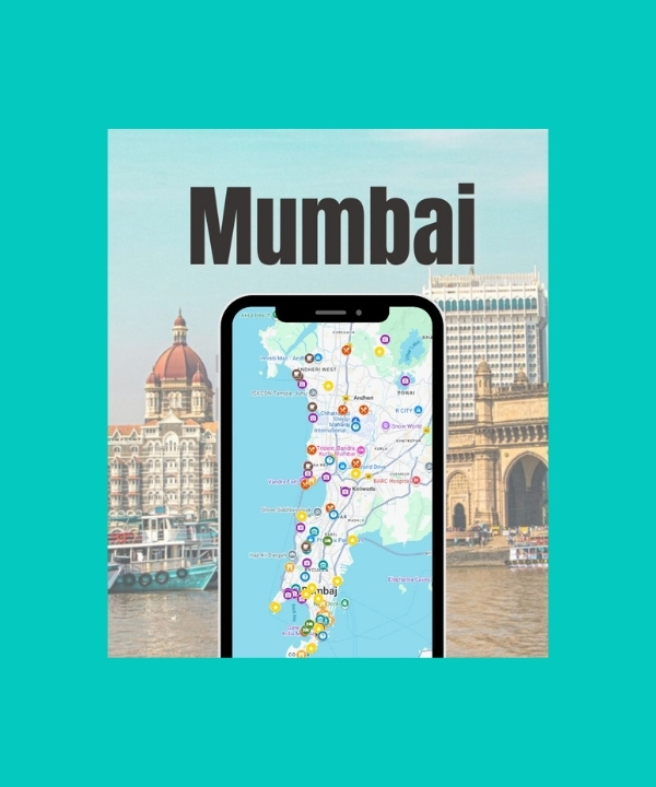 Mumbai Map with Attractions