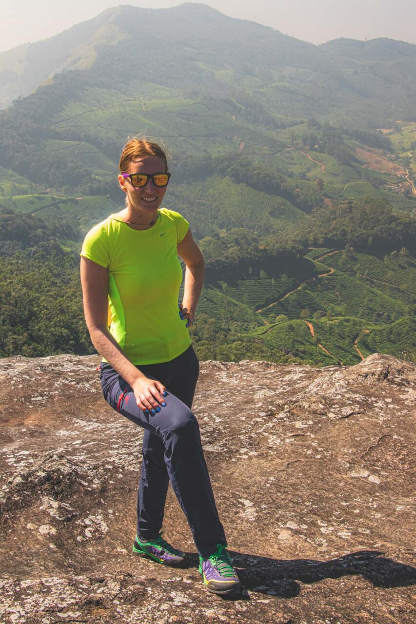 Wandering above the tea plantations. Green under our feet, sun on our skin, joy in our hearts.