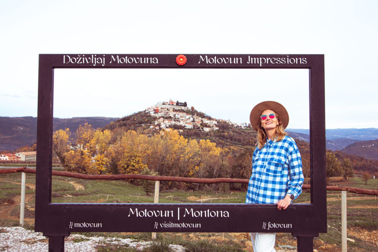 Motovun in one frame - a hill, stillness, and that view