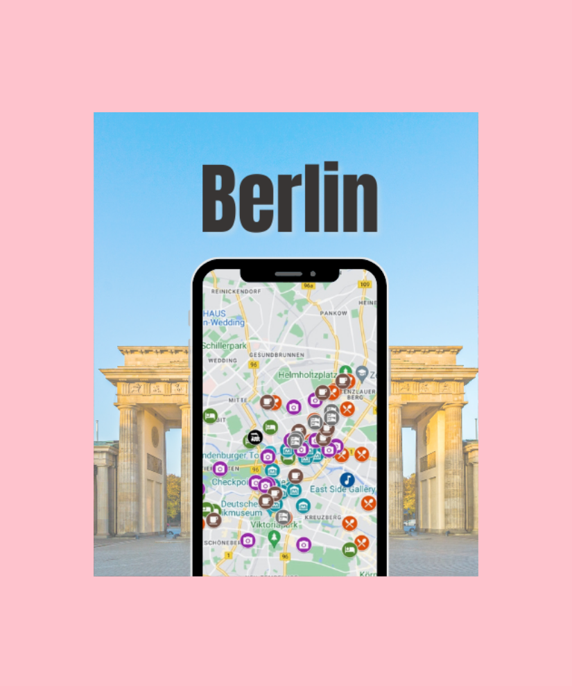 Berlin Map with Attractions